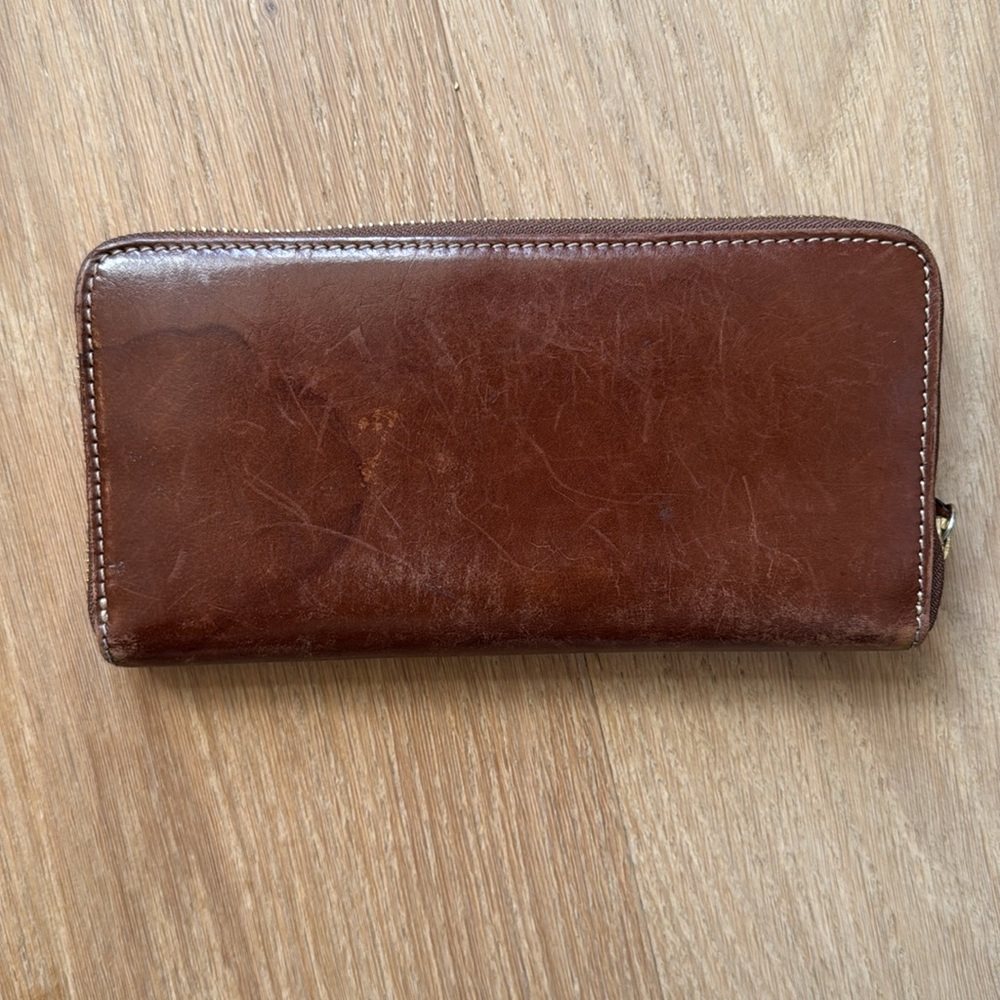 Dooney & Bourke zippered wallet with paisley interior vintage - Picture 2 of 5